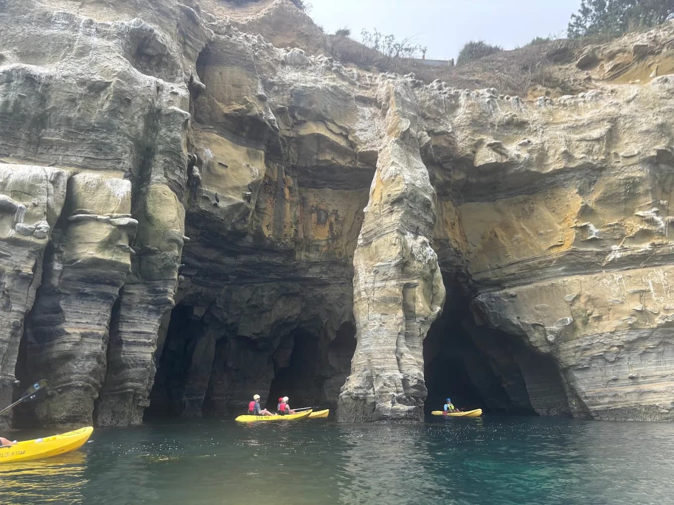 Kayaking in La Jolla sea caves