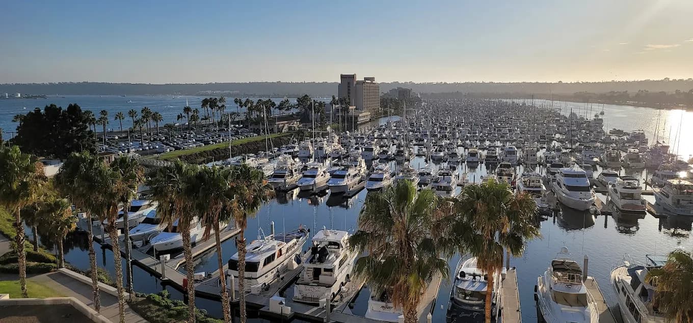 San Diego Bay cruise at sunset