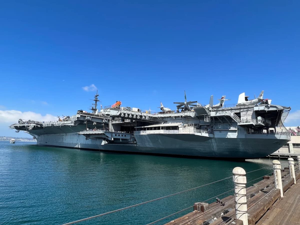 USS Midway Museum aircraft carrier, San Diego Navy Pier